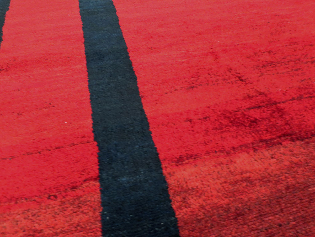 Vintage Persian Mahal Carpet, No.28423 - Galerie Shabab