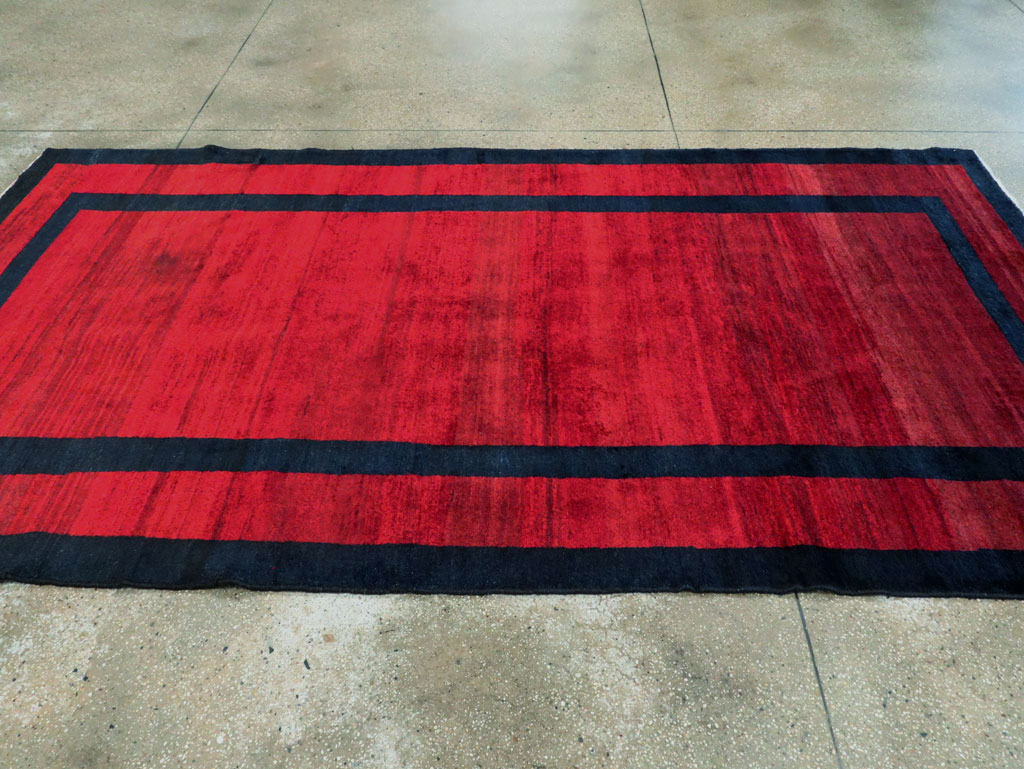 Vintage Persian Mahal Carpet, No.28423 - Galerie Shabab