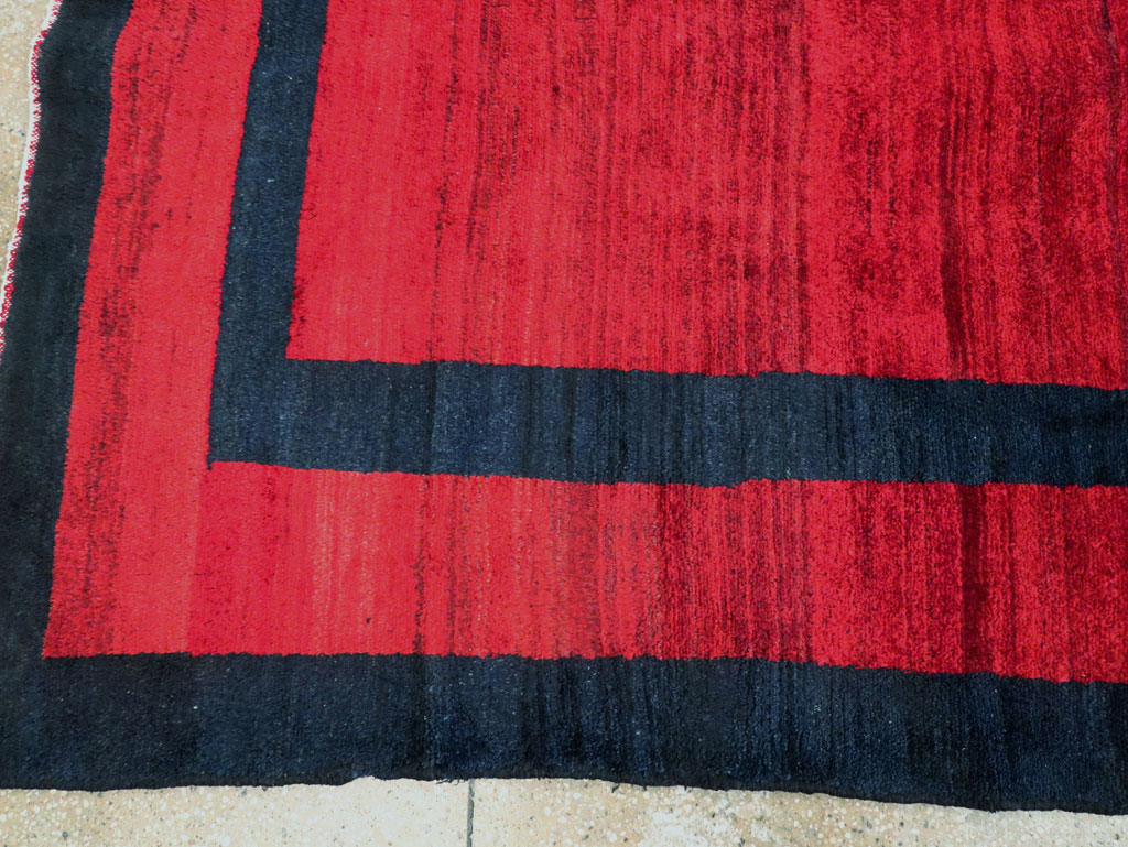 Vintage Persian Mahal Carpet, No.28423 - Galerie Shabab