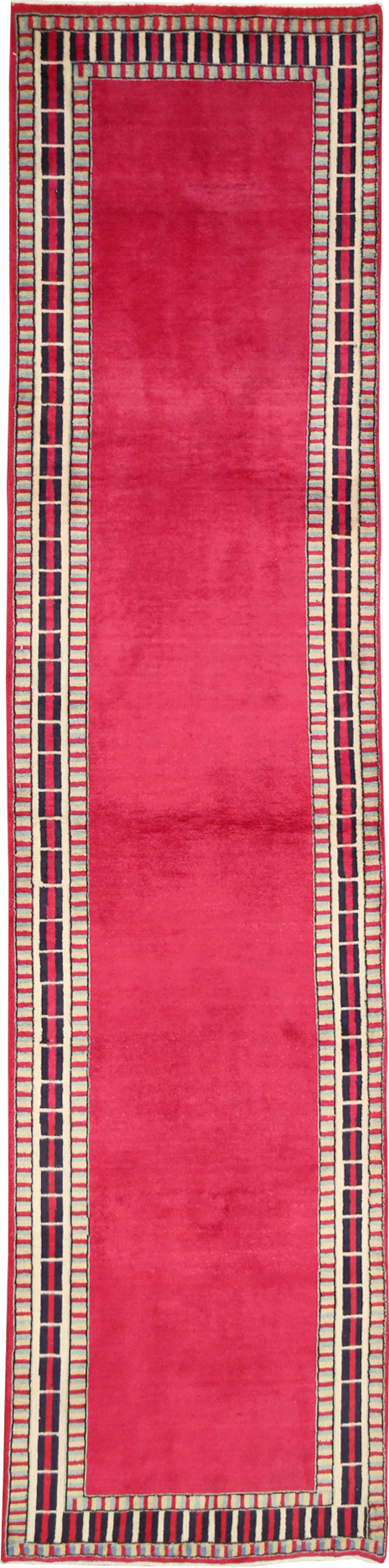 Vintage Persian Mashad Runner (Pair: 1 of 2), No.28424 - Galerie Shabab