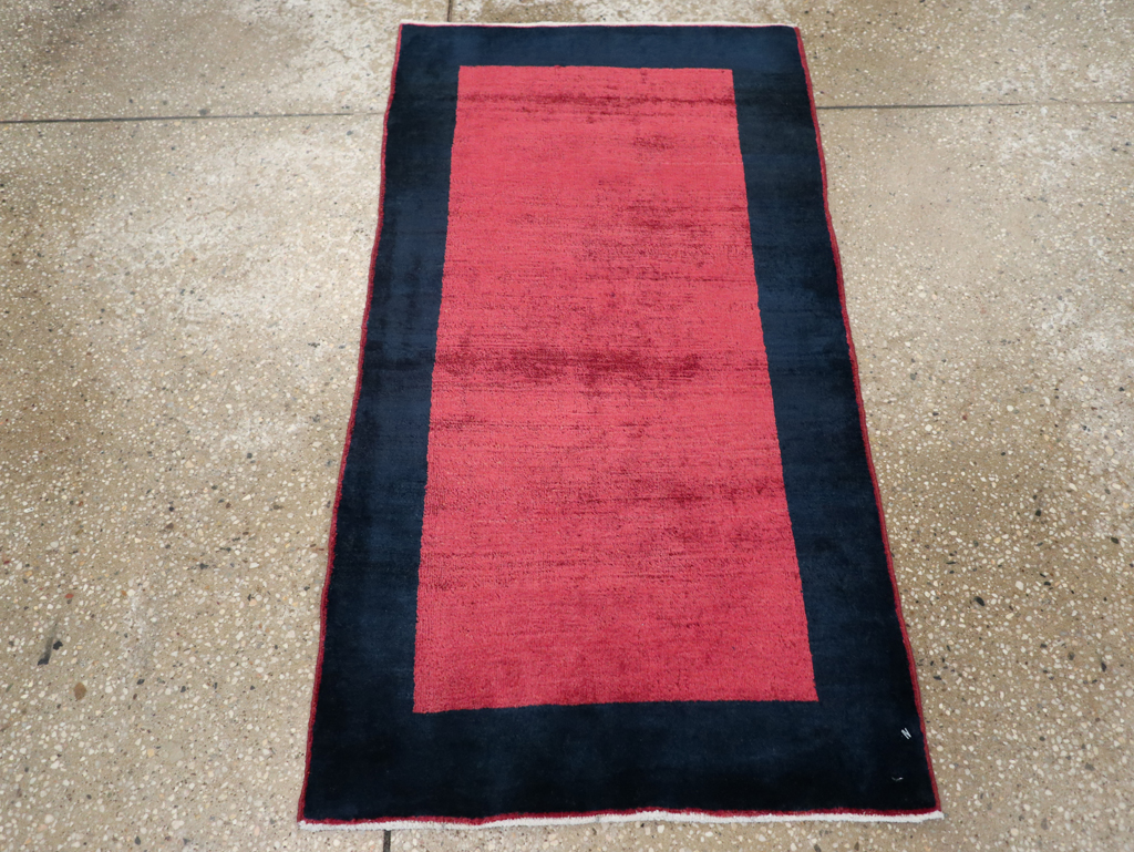 Vintage Persian Mahal Rug, No.28430 - Galerie Shabab