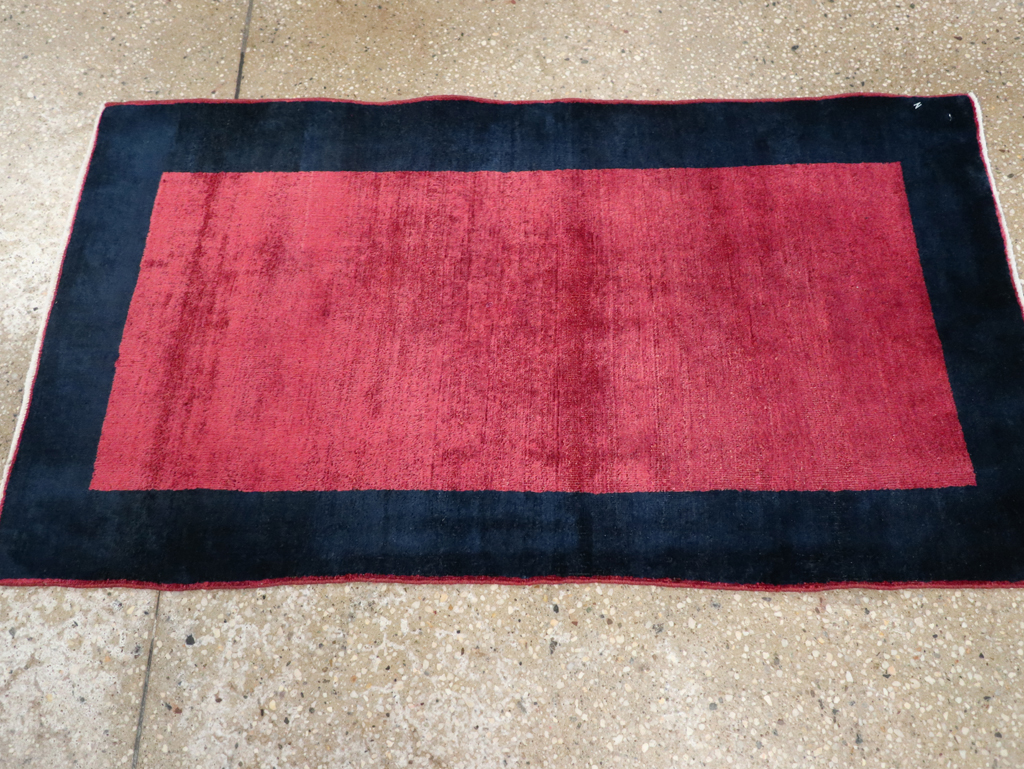 Vintage Persian Mahal Rug, No.28430 - Galerie Shabab