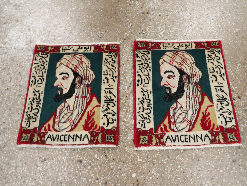 Persian Tabriz Pictorial Rug (Pair: 1 of 2), No.28440 - Galerie Shabab