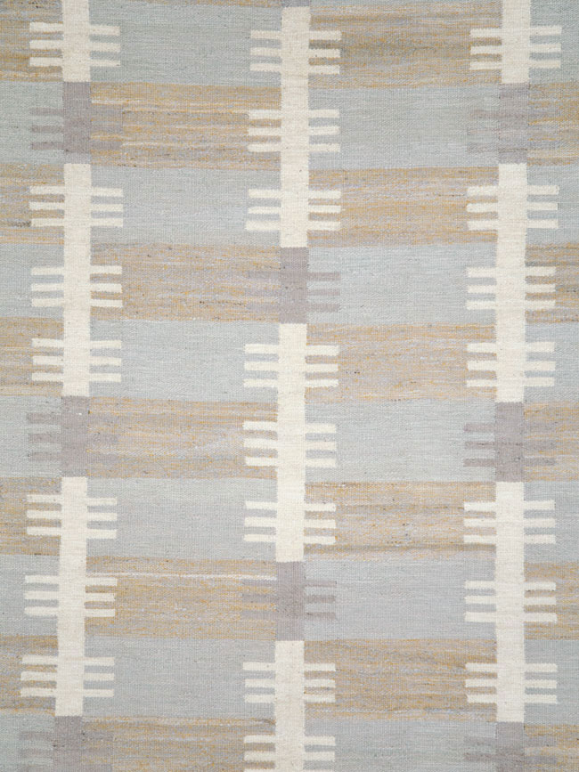 Modern Turkish Flatweave Kilim Room Size Rug, No.28446 - Galerie Shabab