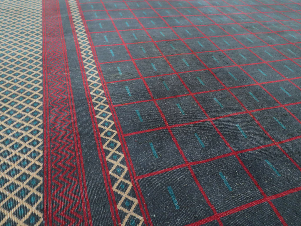 Vintage Indian Lahore Room Size Carpet, No.28450 - Galerie Shabab