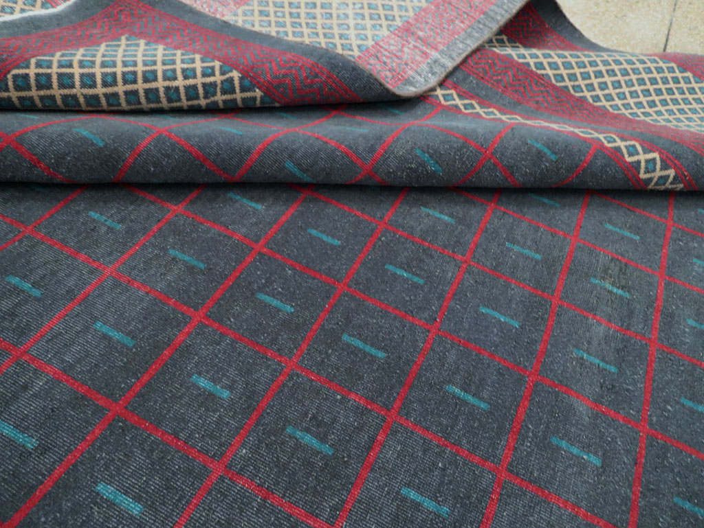 Vintage Indian Lahore Room Size Carpet, No.28450 - Galerie Shabab