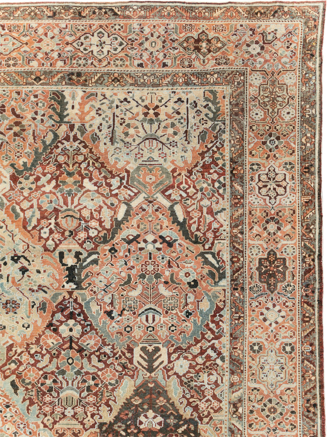 Antique Persian Bakhtiari Oversize Carpet, No.28452 - Galerie Shabab