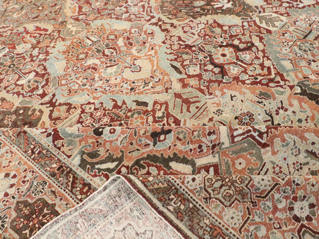 Antique Persian Bakhtiari Oversize Carpet, No.28452 - Galerie Shabab