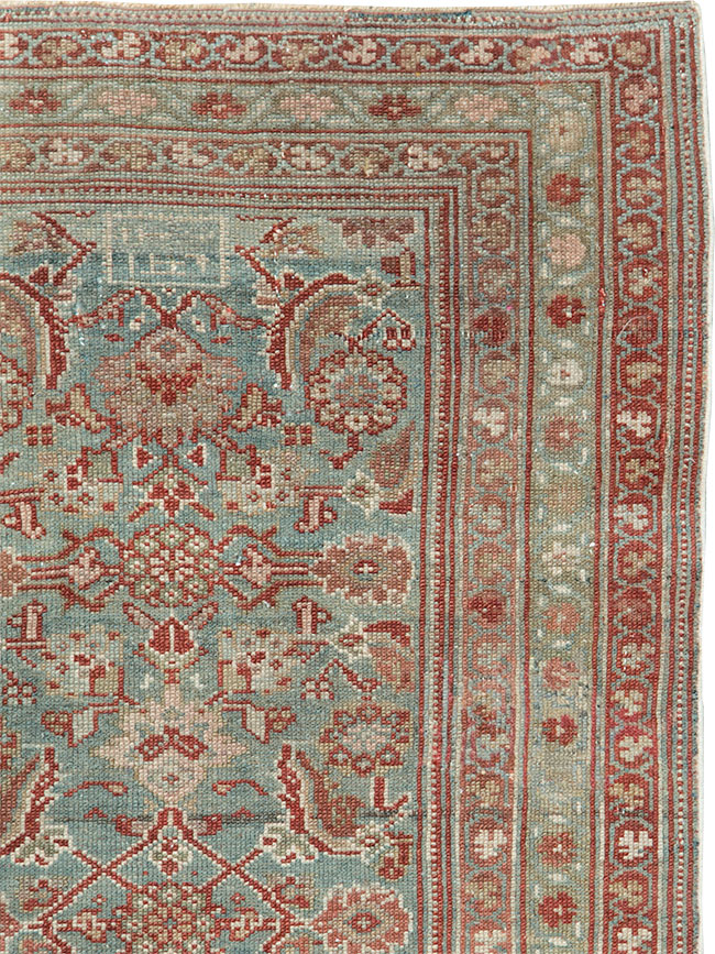 Antique Persian Malayer Throw Rug, No.28456 - Galerie Shabab