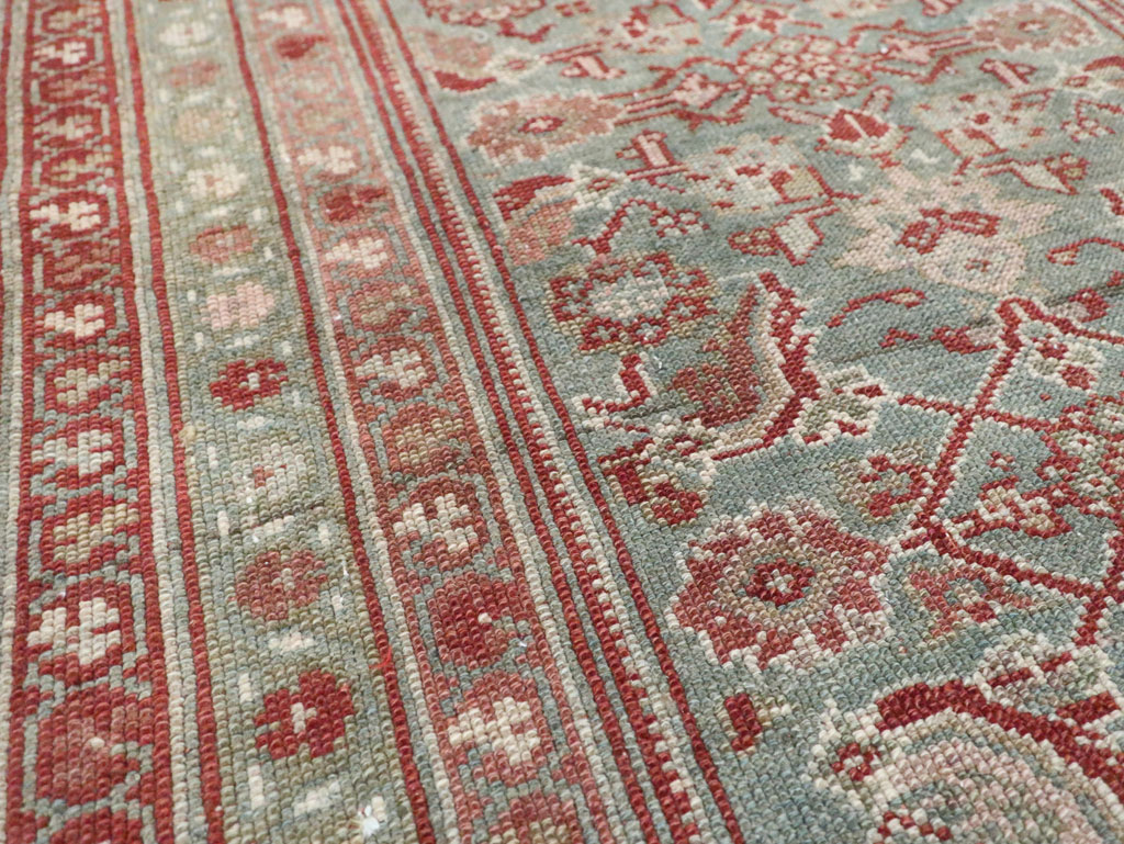 Antique Persian Malayer Throw Rug, No.28456 - Galerie Shabab
