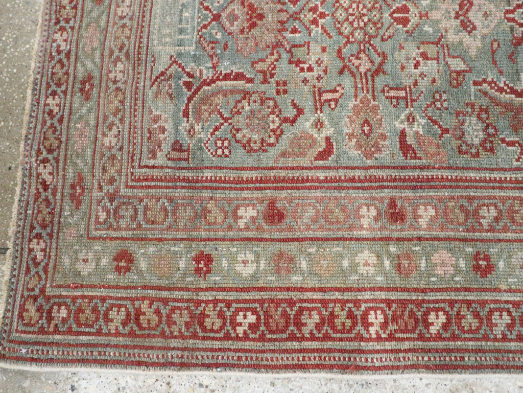 Antique Persian Malayer Throw Rug, No.28456 - Galerie Shabab
