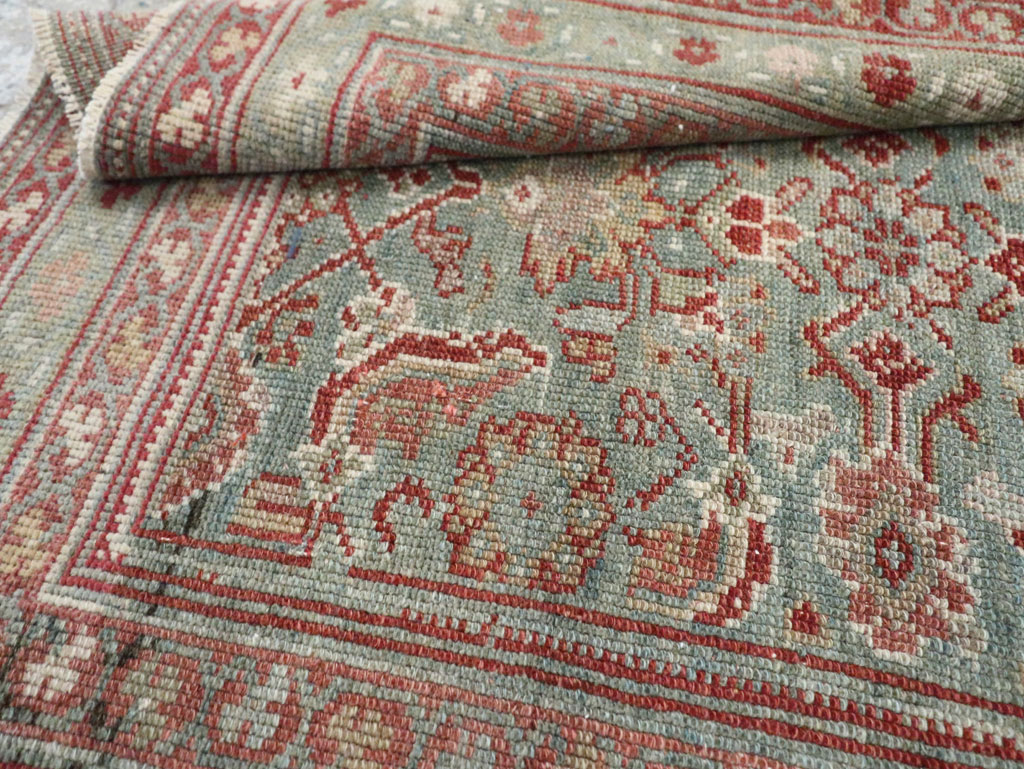 Antique Persian Malayer Throw Rug, No.28456 - Galerie Shabab