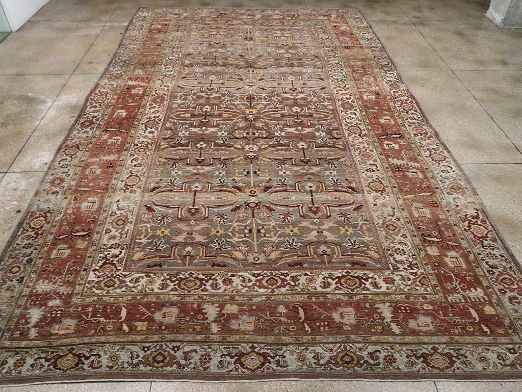 Antique Persian Bidjar Large Room Size Carpet, No.28462 - Galerie Shabab