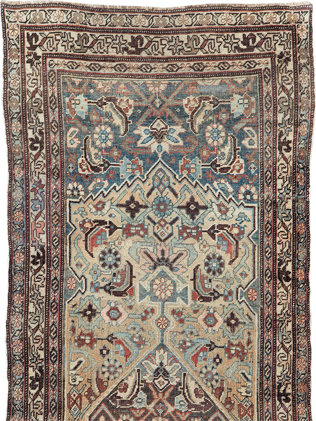 Antique Persian Bidjar Long Runner, No.28463 - Galerie Shabab