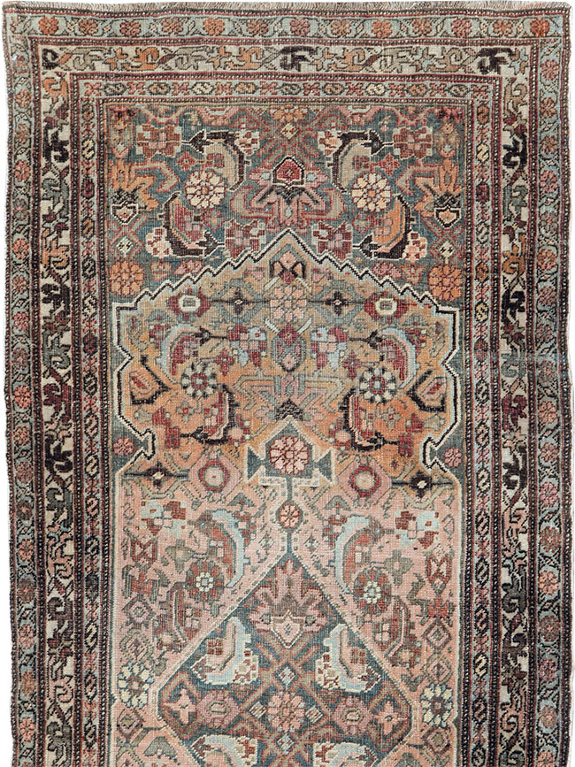 Antique Persian Bidjar Long Runner, No.28463 - Galerie Shabab