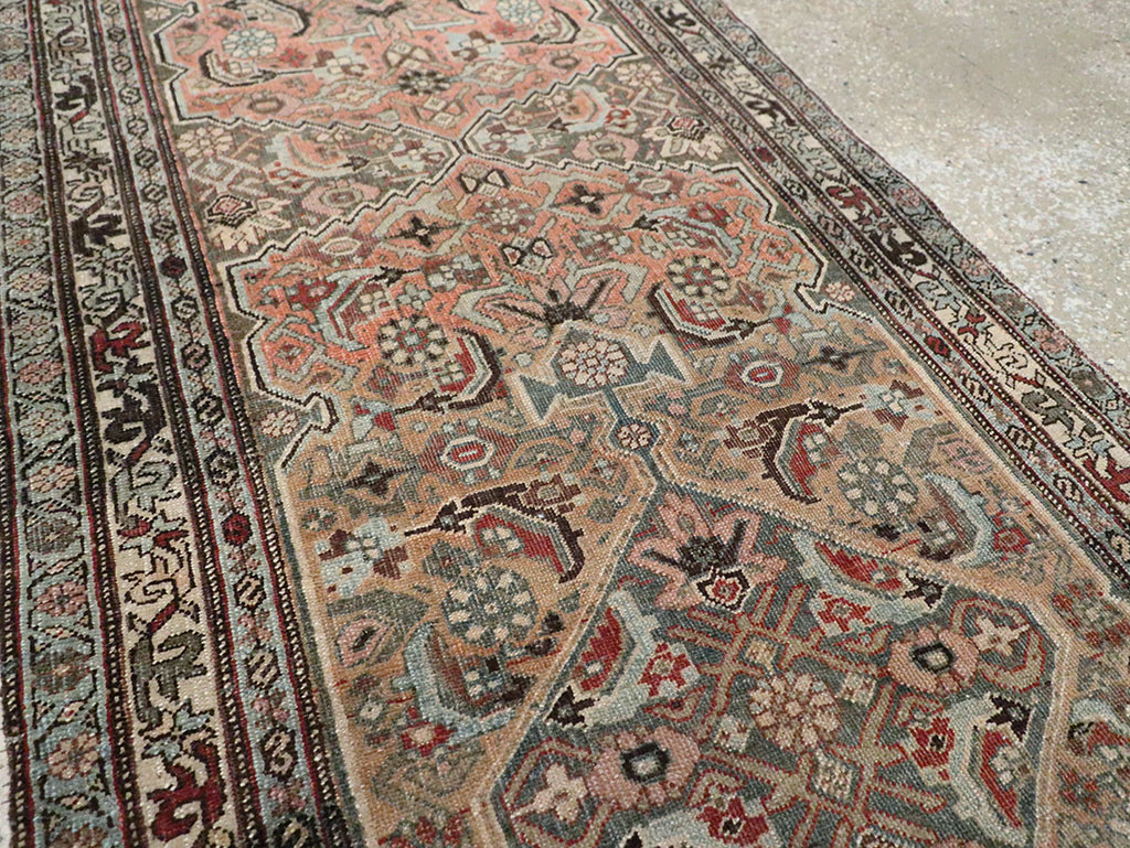 Antique Persian Bidjar Long Runner, No.28463 - Galerie Shabab
