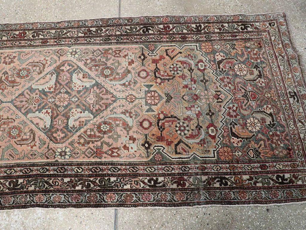 Antique Persian Bidjar Long Runner, No.28463 - Galerie Shabab