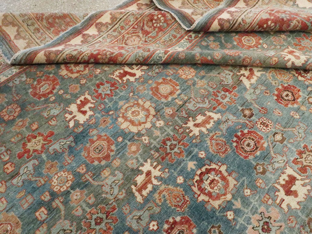 Antique Persian Bidjar Square Room Size Carpet, No.28469 - Galerie Shabab