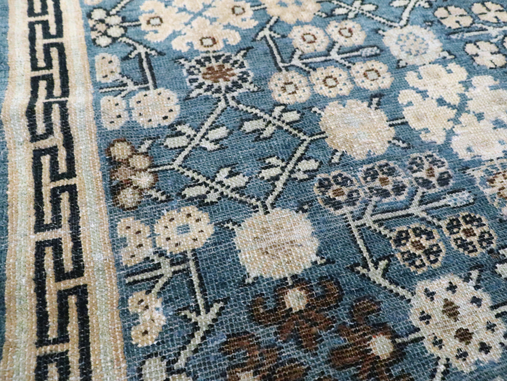 Antique East Turkestan Khotan Throw Rug, No.28472 - Galerie Shabab