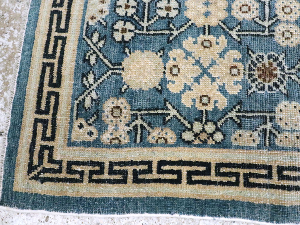 Antique East Turkestan Khotan Throw Rug, No.28472 - Galerie Shabab