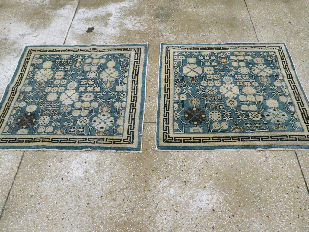 Antique East Turkestan Khotan Throw Rug, No.28472 - Galerie Shabab