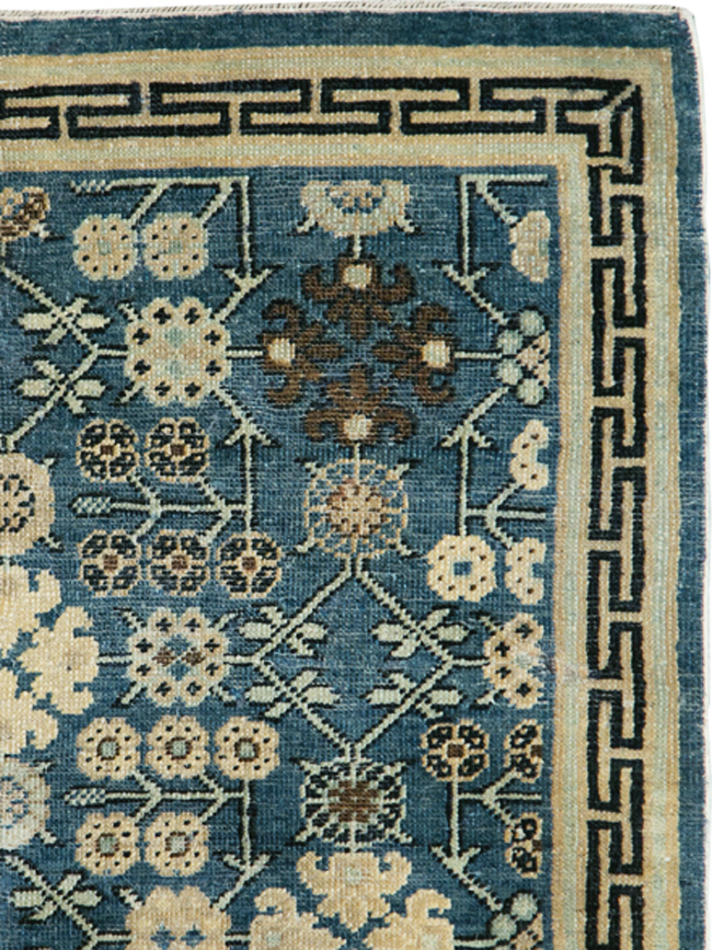 Antique East Turkestan Khotan Throw Rug, No.28473 - Galerie Shabab