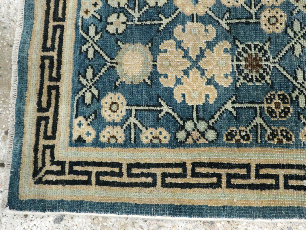 Antique East Turkestan Khotan Throw Rug, No.28473 - Galerie Shabab