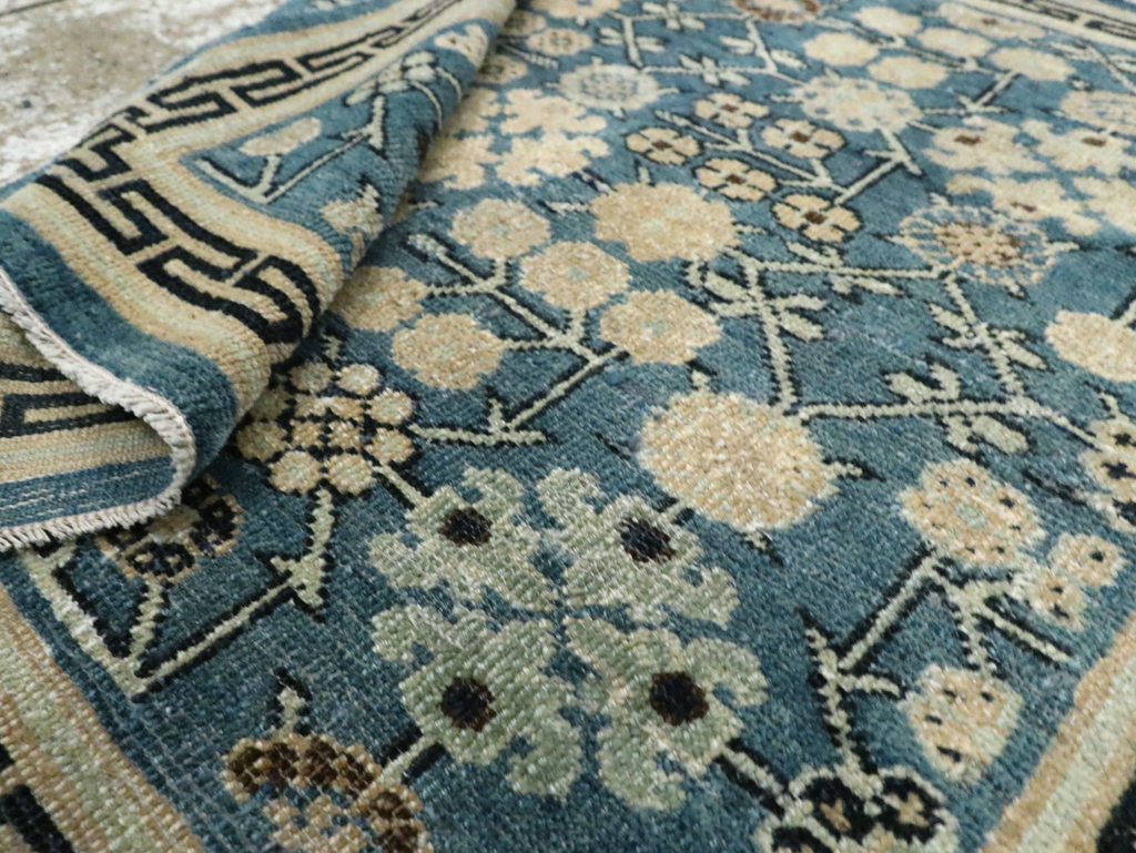 Antique East Turkestan Khotan Throw Rug, No.28473 - Galerie Shabab