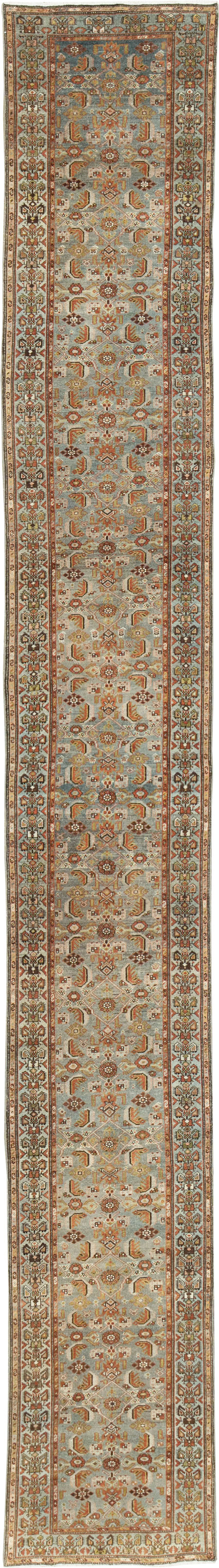 Antique Persian Malayer Long Runner, No.28479 - Galerie Shabab