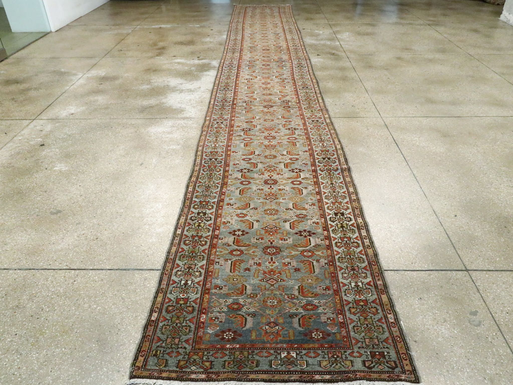 Antique Persian Malayer Long Runner, No.28479 - Galerie Shabab