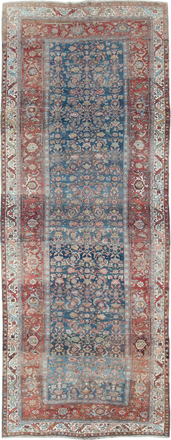 Antique Persian Bidjar Large Gallery Carpet, No.28480 - Galerie Shabab