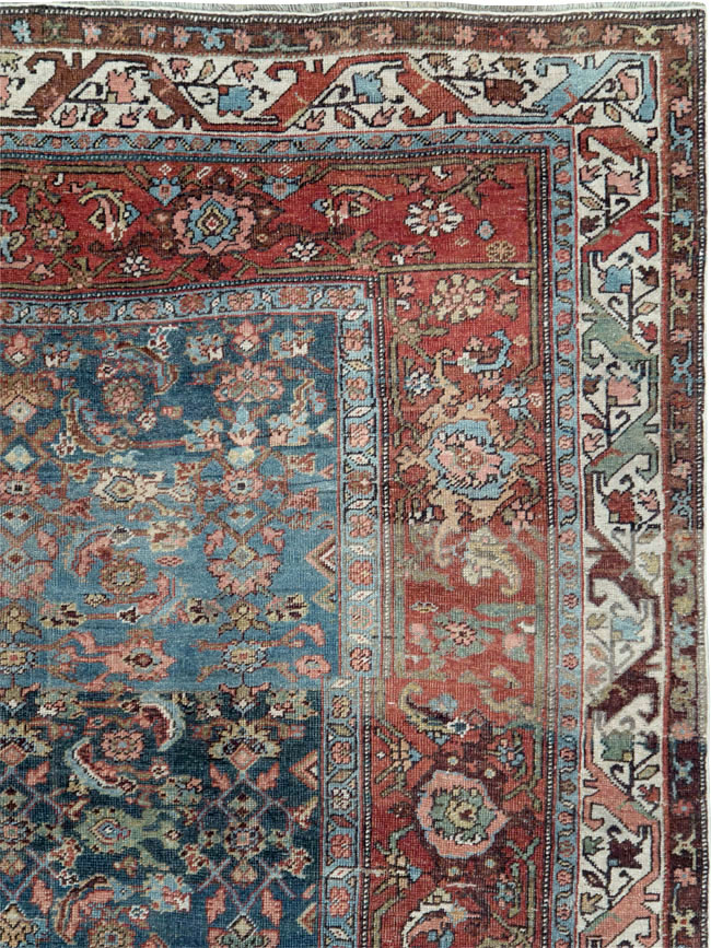 Antique Persian Bidjar Large Gallery Carpet, No.28480 - Galerie Shabab
