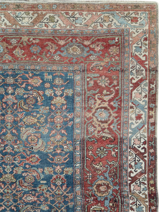 Antique Persian Bidjar Large Gallery Carpet, No.28480 - Galerie Shabab