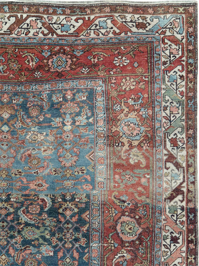 Antique Persian Bidjar Large Gallery Carpet, No.28480 - Galerie Shabab