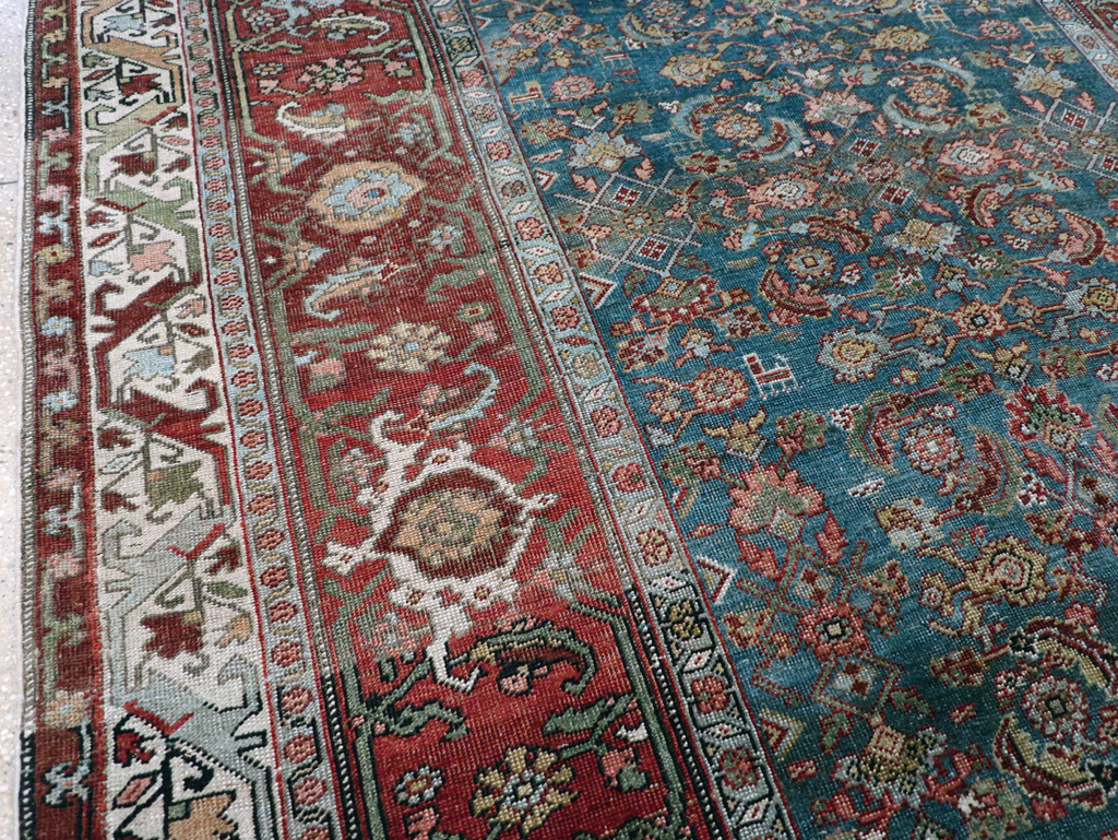 Antique Persian Bidjar Large Gallery Carpet, No.28480 - Galerie Shabab