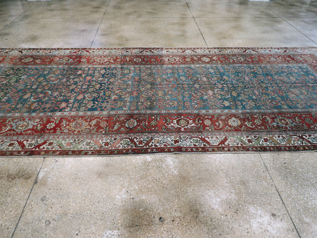 Antique Persian Bidjar Large Gallery Carpet, No.28480 - Galerie Shabab