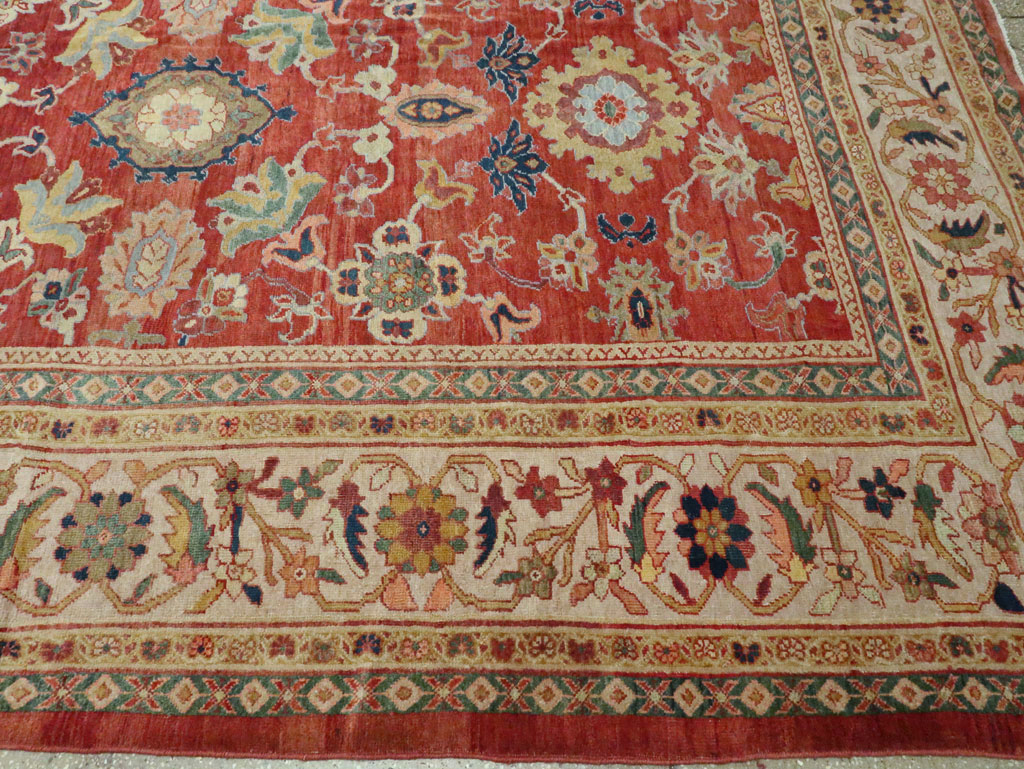 Antique Persian Mahal Oversize Carpet, No.28481 - Galerie Shabab