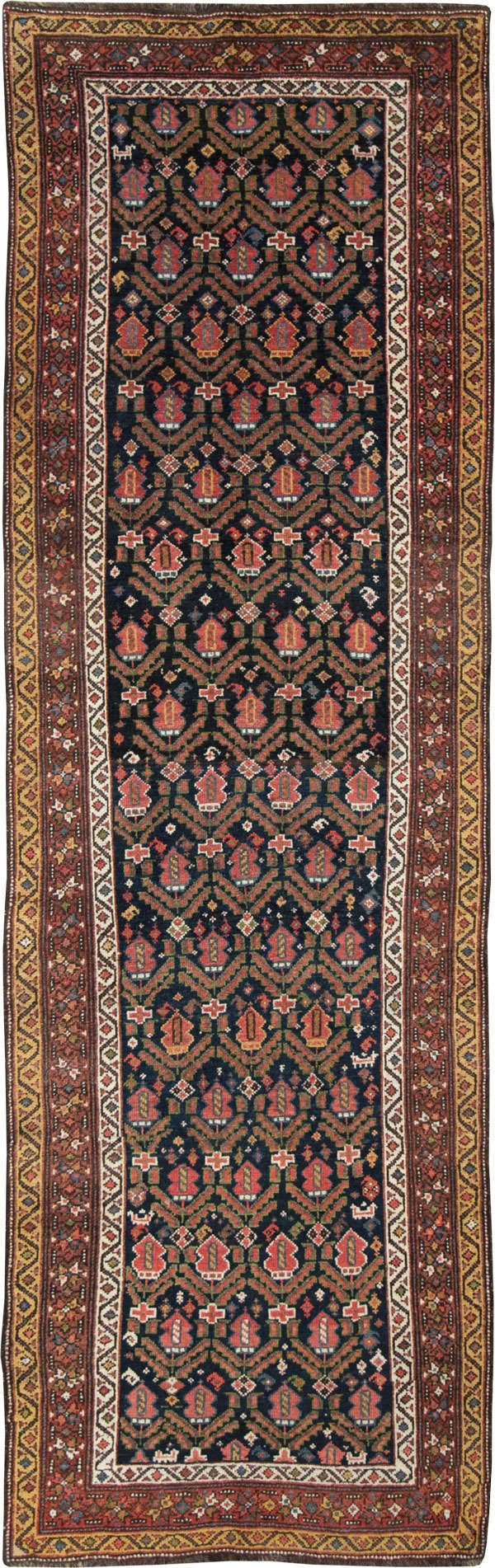 Antique Persian Kurdish Runner, No.28483 - Galerie Shabab