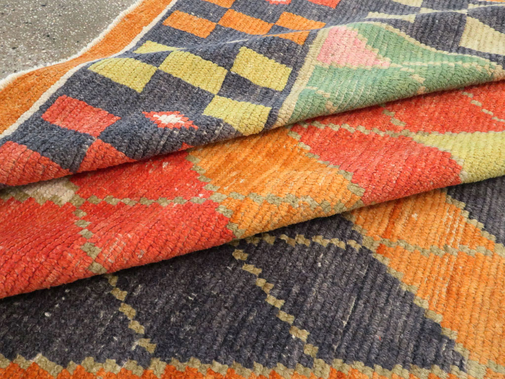 Contemporary Square Turkish Tulu Large Room Size Carpet, No.28485 - Galerie Shabab