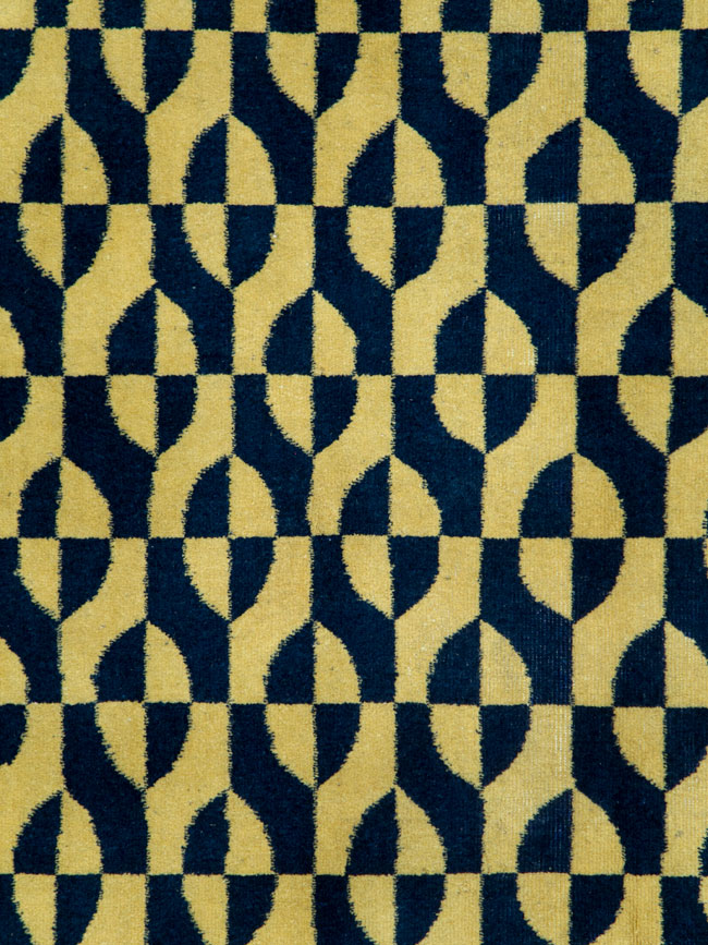Vintage Anatolian Art Deco Carpet, No.28488 - Galerie Shabab