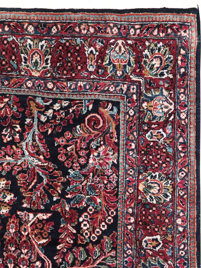 Antique Persian Sarouk Carpet, No.28497 - Galerie Shabab