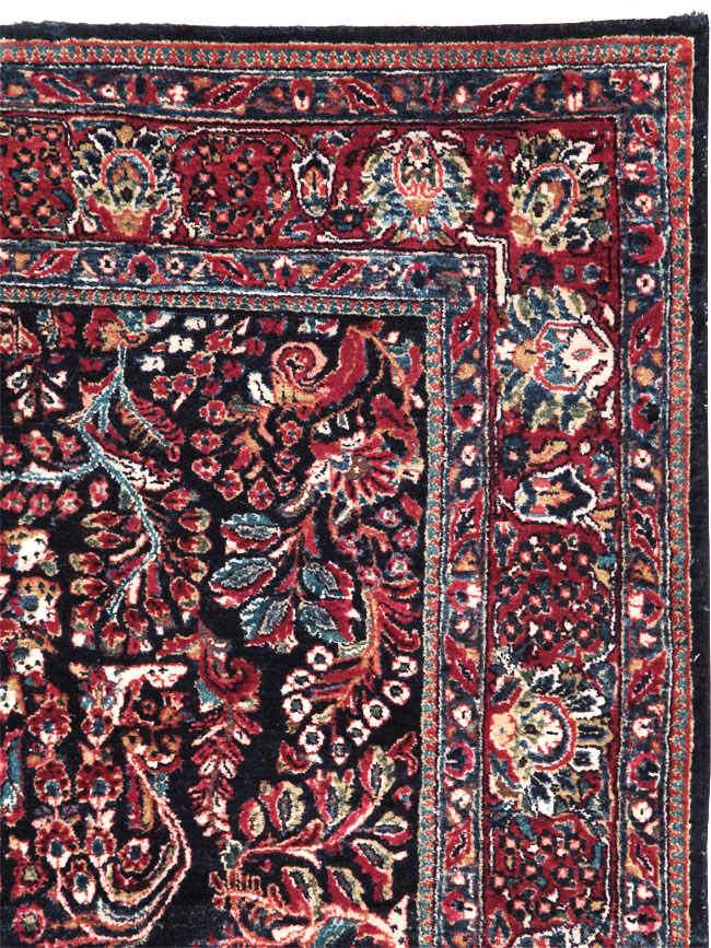 Antique Persian Sarouk Carpet, No.28497 - Galerie Shabab