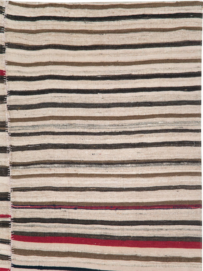 Vintage Persian Kilim Flatweave, No.28513 - Galerie Shabab