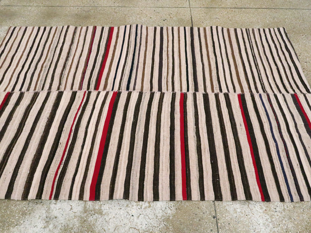 Vintage Persian Kilim Flatweave, No.28513 - Galerie Shabab