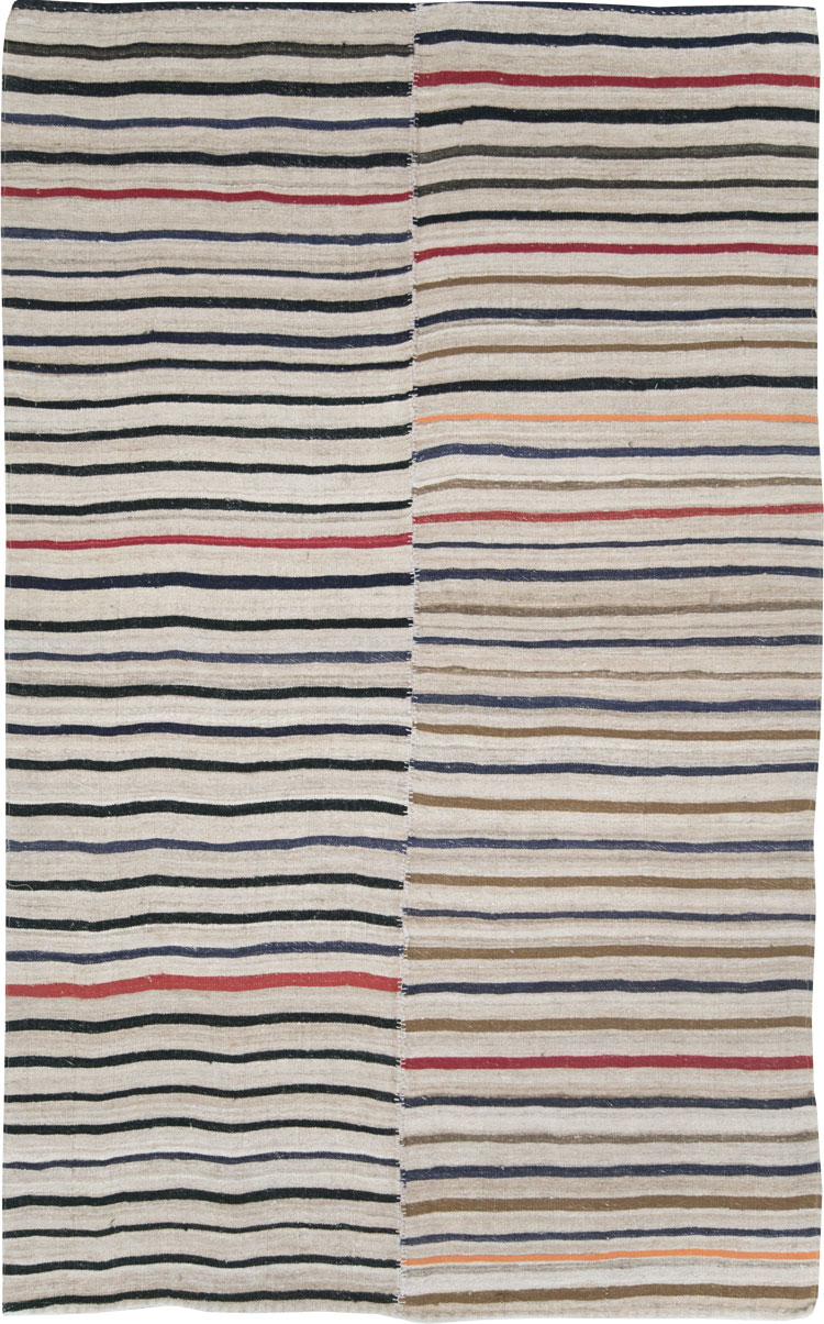 Vintage Persian Kilim Flatweave, No.28516 - Galerie Shabab