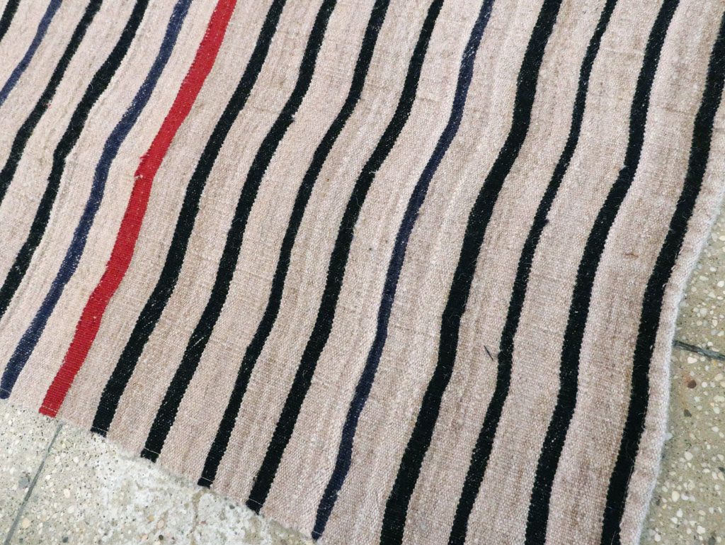 Vintage Persian Kilim Flatweave, No.28516 - Galerie Shabab