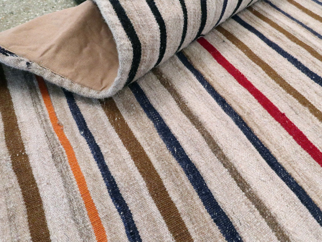 Vintage Persian Kilim Flatweave, No.28516 - Galerie Shabab