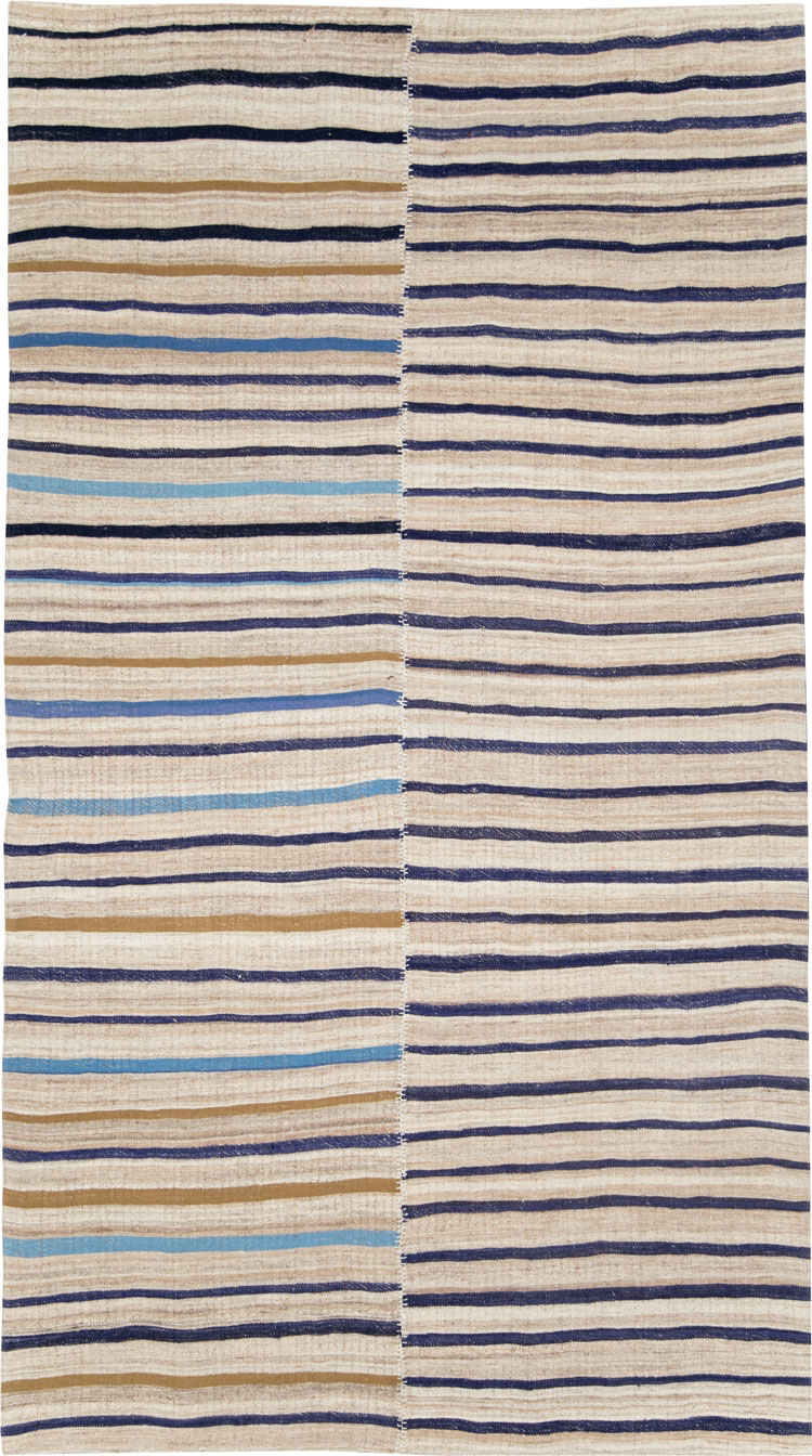 Vintage Persian Flatweave Kilim, No.28519 - Galerie Shabab