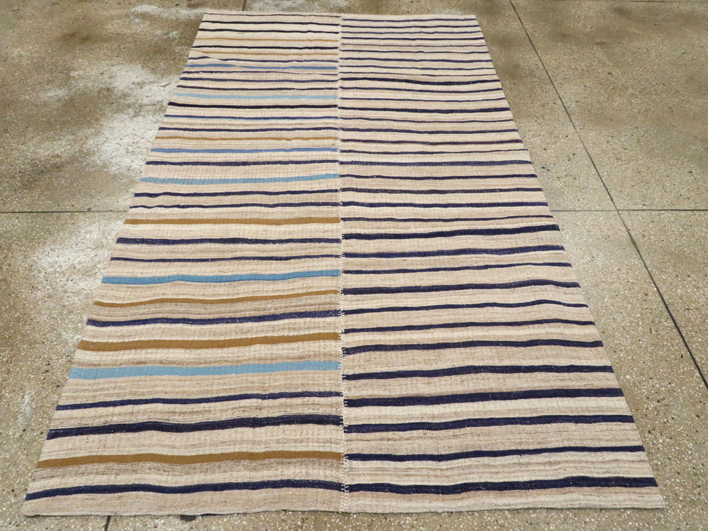 Vintage Persian Flatweave Kilim, No.28519 - Galerie Shabab