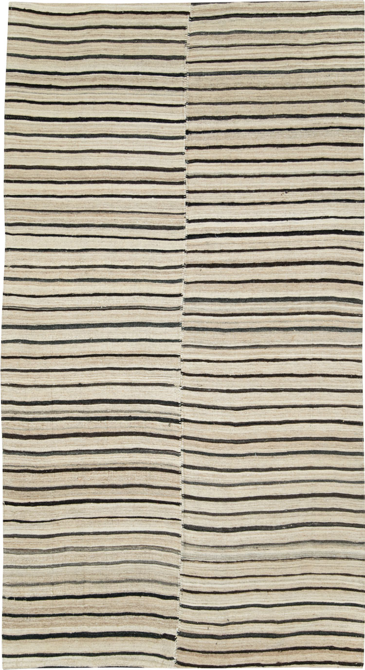 Vintage Persian Flatweave Kilim Rug, No.28520 - Galerie Shabab